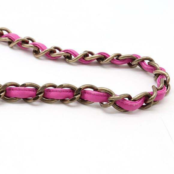 Authentic CHANEL CC Vintage Rabbit Fur Hot Pink Purse Chain Shoulder Bag Y2K - Picture 4 of 13